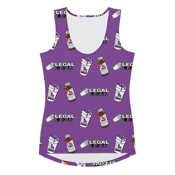 Legal Lean Womens Tank Top Purple