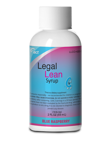 Legal Lean Blue Raspberry Syrup