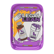 Legal Lean Rolling Tray