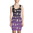 Legal Lean Dress Purple & Black