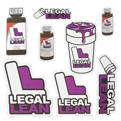 Legal Lean Sticker Pack 8ct Variety Pack