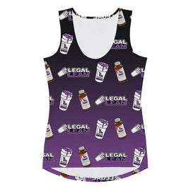 Copy of Legal Lean Womens Tank Top Purple & Black